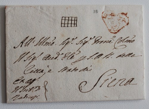 1797 toscana lettera - toscana,