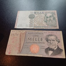 Vecchie Banconote Da 1000 Lire