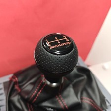 POMELLO CAMBIO PELLE NERO MAZDASPEED 5G per MAZDA 2 3 6 MX-5 CX-3 CX-5 SPORT RX8