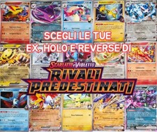 Pokemon Rivali Predestinati | Ex, Reverse e Holo Italiano | Completa il tuo Set!