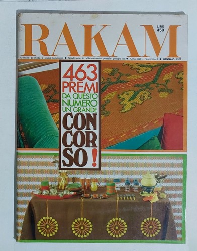 08659 rivista ricamo moda - ricamo, 1970