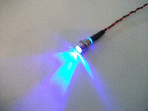 Led blu lampeggiante - led,