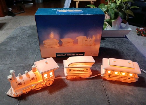 Set trenino porcellana vintage - trenino,