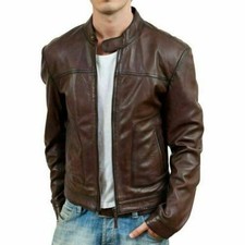 Giacca Moto Uomo Vera Pelle