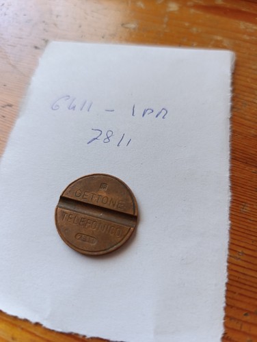 Gettone telefonico 7811 ipm - telefonico,