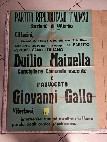 Manifesto politica mainella - politica,