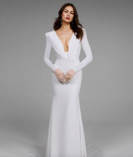 Pronovias 'ADRIENNE' Crepe