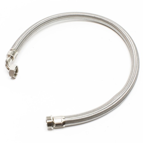Tubo acciaio flessibile 1m - acciaio,