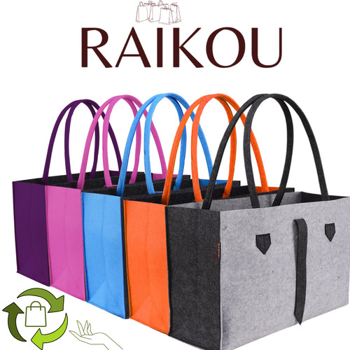 Borsa feltro cestino - in,