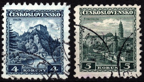 Cecoslovacchia 1932 274 275 - cecoslovacchia,