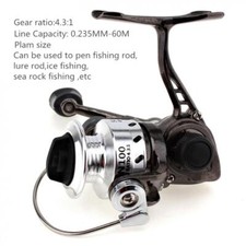Mulinello da Spinning per Ice Pen Canna da Pesca Ingranaggio Rapporto 4.3:1 Manico Intercambiabile