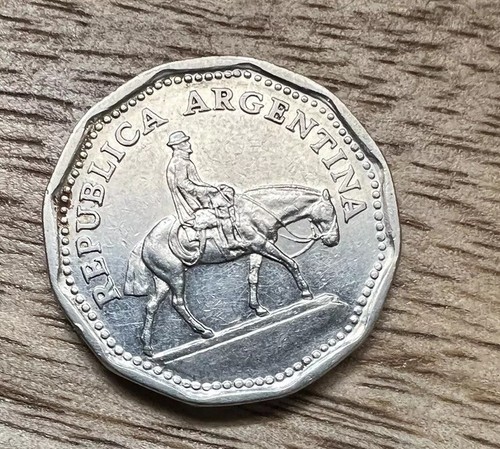 Moneta pesos argentina 1964 - 10,