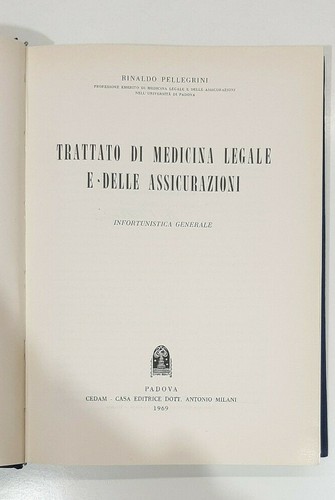 Trattato medicina legale - trattato, di