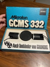 Grundig Stereo GCMS-332 Microphones Vintage W / Box