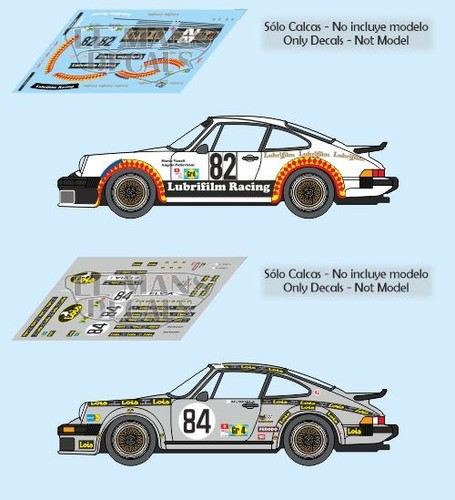 Decals porsche 934 - le, mans