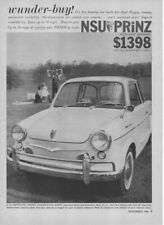 Print Ad 1959-1960 NSU Prinz 2-Door Saloon West Germany, USD 1398, Wunder-Buy