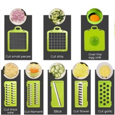 Affettatrice Multifunzionale per Verdure Cucina Tritato Insalata Tritata 15 in 1