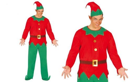 Costume elfo uomo panno - uomo,