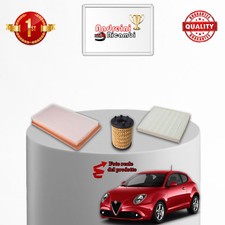 KIT TAGLIANDO 3 FILTRI ALFA ROMEO MITO 1.4 MULTIAIR 77KW 105CV DAL 2010 ->