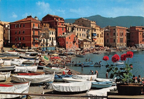 Cartolina sestri levante baia - levante,