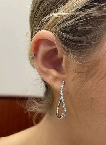 Orecchini clip cerchio - , curvo