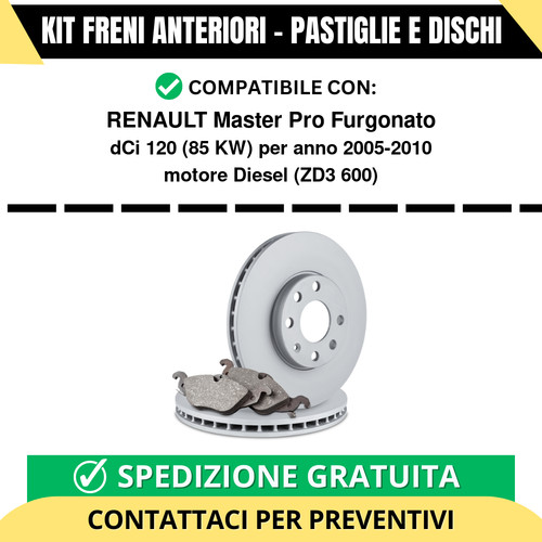 Kit freni anteriori pastiglie - anteriori, (pastiglie