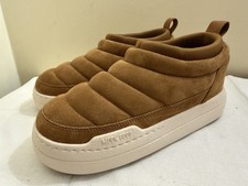 MOON BOOT Cognac Suede Leather