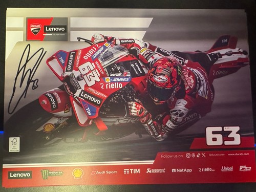 Autografo francesco bagnaia - francesco,