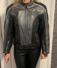 Giacca moto donna pelle uk10 - donna,