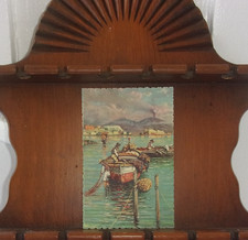 Cartolina VESUVIO CON BARCHE
