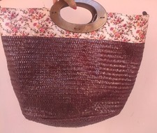 borsa di paglia donna mare