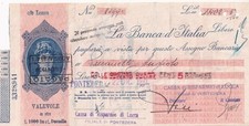 Assegno Bancario Banca d'