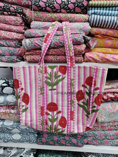 Borsa shopping rosa grande
