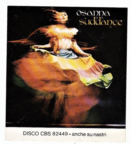 Adesivo osanna suddance promo - adesivo,