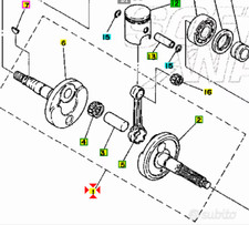 -Albero motore Yamaha CT 50 S