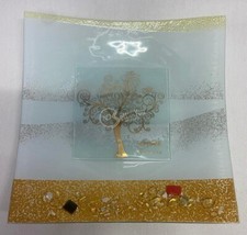 Piattino svuotatasche in vetro di Murano Sospiri Venezia 18,5x18,5x3,5 cm arredo