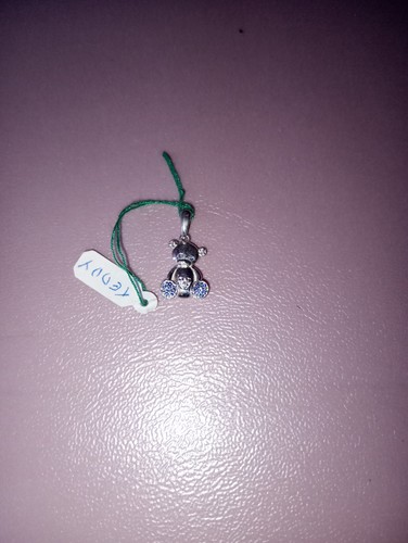 Pendente argento teddy - argento,