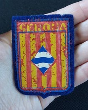 Scudo di GERONA ~ RARO distintivo patch vintage souvenir da viaggio in feltro