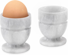 , Set Di 2 Portauovo in Marmo