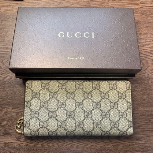 Gucci canvas leather long - canvas,