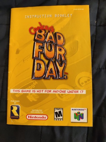 Conker bad fur day - conker's, n64