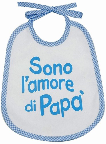 Bavaglini neonato con frasi - con,