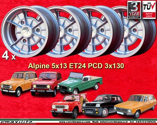 Cerchi lega renault alpine - cerchi,