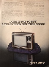 Sony Trinitron 1974