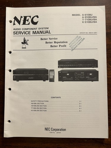 Amplificatore nec 610bu - nec, a-610bu