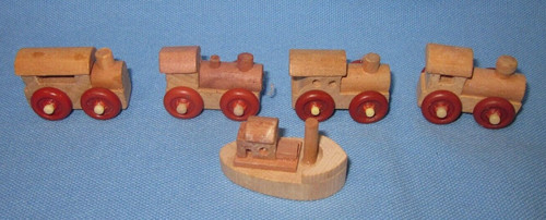 Lotto giocattoli in legno - lotto, 5
