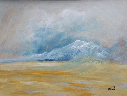 Dipinto originale montagne