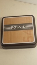 FOSSIL--SCATOLA PER OROLOGIO-VINTAGE-RARE WATCH BOX-CASE-CAJA - 4 +