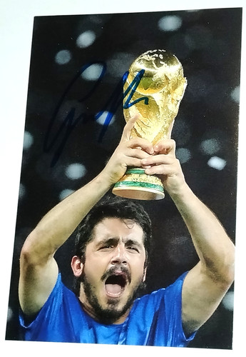 Autografo gennaro ivan gattuso - gennaro,