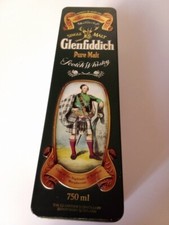 SCATOLA DI LATTA GLENFIDDICH SCOTCH WHISKY ANNI ’60 IN PERFETTE CONDIZIONI